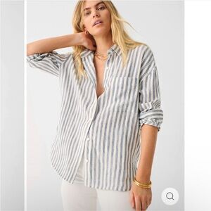 Faherty LINEN LAGUNA RELAXED SHIRT